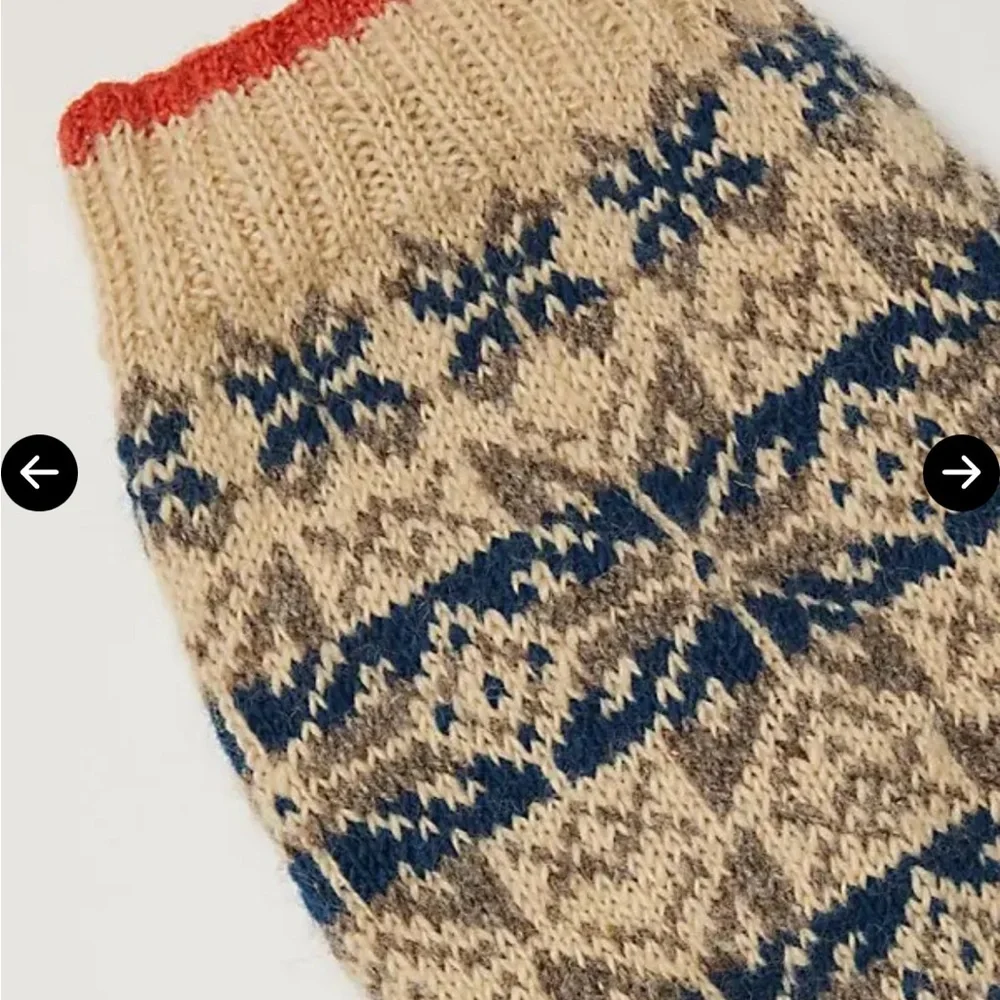 French Knot Free People New Medium Knit Patterned Dog Sweater